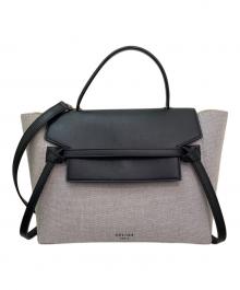 CELINE（セリーヌ）の古着「ベルトバッグ　ミニ」｜ブラック