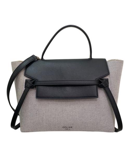 CELINE（セリーヌ）CELINE (セリーヌ) ベルトバッグ　ミニ ブラック サイズ:ミニの古着・服飾アイテム