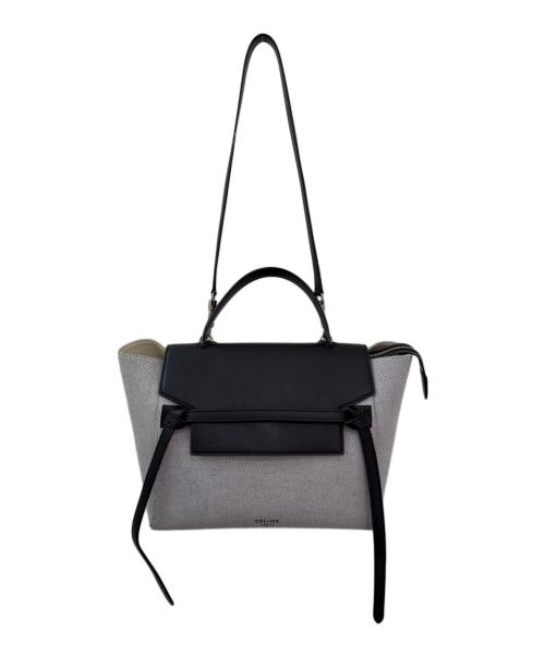 CELINE（セリーヌ）CELINE (セリーヌ) ベルトバッグ　ミニ ブラック サイズ:ミニの古着・服飾アイテム