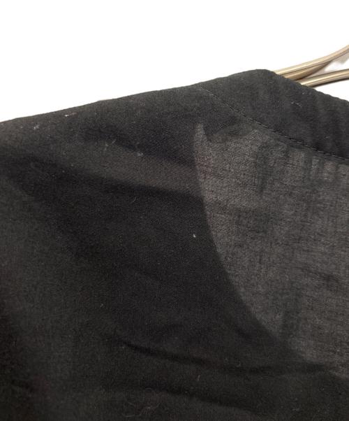 YOHJI YAMAMOTO（ヨウジヤマモト）YOHJI YAMAMOTO (ヨウジヤマモト) Ry LAWN FOLDED C JACKET/アシンメトリー ロングスリーブトップ ブラック サイズ:1の古着・服飾アイテム