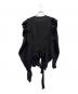 YOHJI YAMAMOTO (ヨウジヤマモト) Ry LAWN FOLDED C JACKET/アシンメトリー ロングスリーブトップ ブラック サイズ:1：25000円