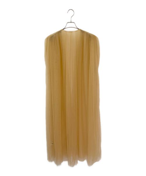 6(ROKU) BEAUTY&YOUTH（ロク ビューティーアンドユース）6(ROKU) BEAUTY&YOUTH (ロク ビューティーアンドユース) TULLE TUCK COAT ブラウン サイズ:36の古着・服飾アイテム