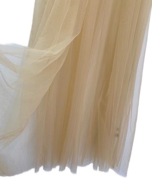 6(ROKU) BEAUTY&YOUTH（ロク ビューティーアンドユース）6(ROKU) BEAUTY&YOUTH (ロク ビューティーアンドユース) TULLE TUCK COAT ブラウン サイズ:36の古着・服飾アイテム