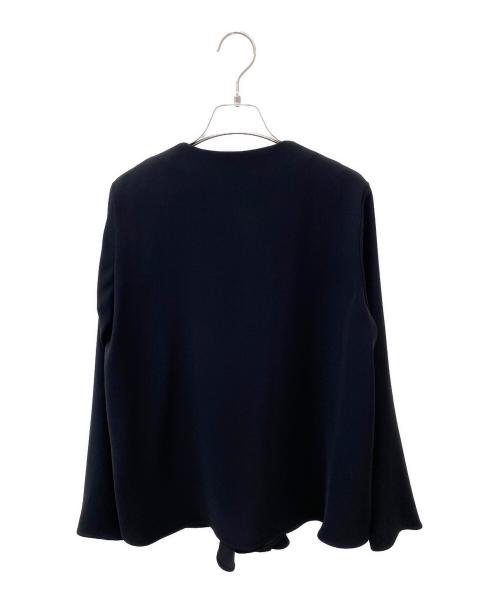 KEINA RITA（ケイナ リタ）KEINA RITA (ケイナ リタ) Front Ribbon Blouse ブラック サイズ:36の古着・服飾アイテム