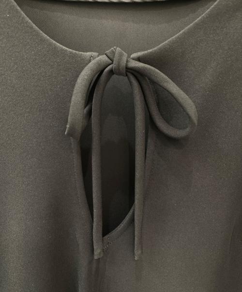 KEINA RITA（ケイナ リタ）KEINA RITA (ケイナ リタ) Front Ribbon Blouse ブラック サイズ:36の古着・服飾アイテム
