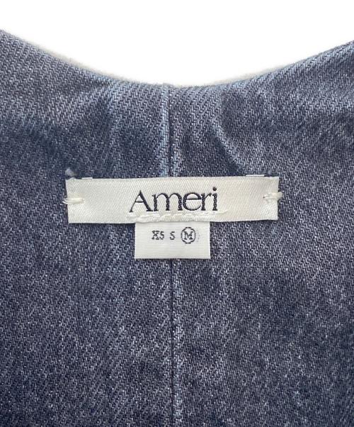 Ameri VINTAGE（アメリヴィンテージ）Ameri VINTAGE (アメリヴィンテージ) TWIST SHOULDER PAINT DENIM TOP ブラック サイズ:Mの古着・服飾アイテム