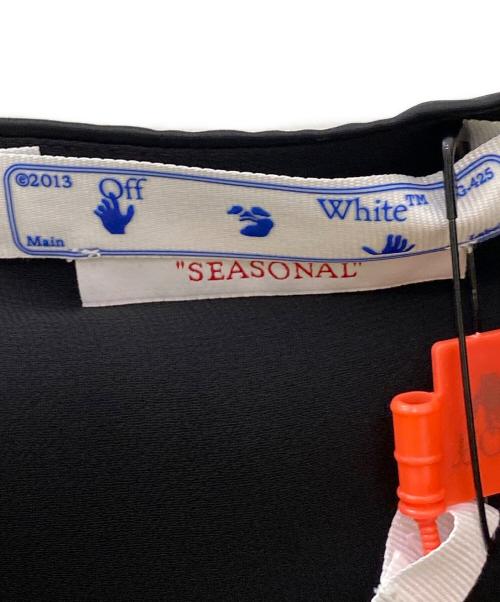 OFF-WHITE（オフホワイト）OFF-WHITE (オフホワイト) クロップド丈キャミソール ブラック サイズ:36の古着・服飾アイテム