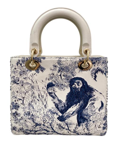 Christian Dior（クリスチャン ディオール）Christian Dior (クリスチャン ディオール) トワル ドゥ ジュイ レディディオール ホワイト サイズ:ミディアムの古着・服飾アイテム