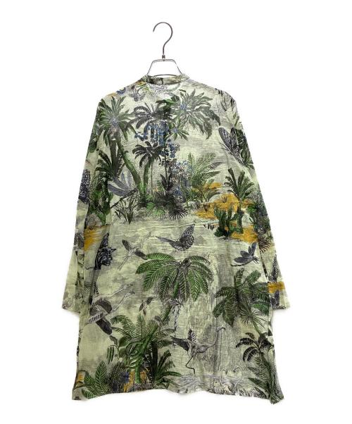 Christian Dior（クリスチャン ディオール）Christian Dior (クリスチャン ディオール) 総柄チュニック グリーン サイズ:36の古着・服飾アイテム