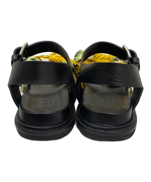 MARNI（マルニ）MARNI (マルニ) リボン付きサンダル ブラック サイズ:38の古着・服飾アイテム