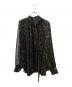 sacai（サカイ）の古着「プリーツプリントシャツ」｜ブラック