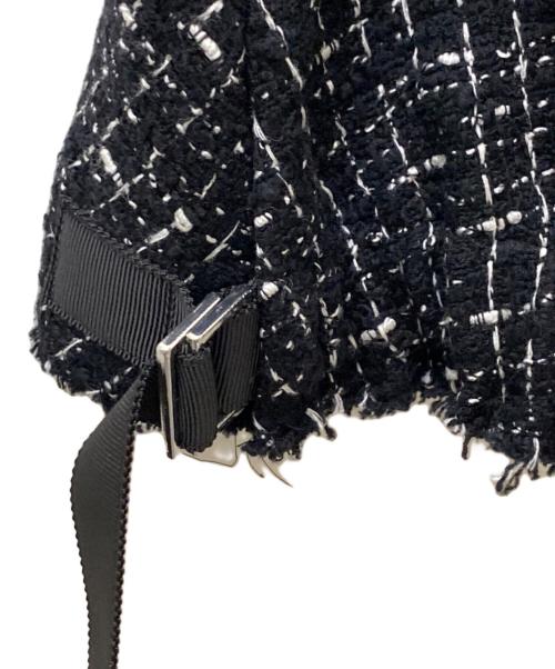 sacai（サカイ）sacai (サカイ) ツイードベスト ブラック サイズ:2の古着・服飾アイテム