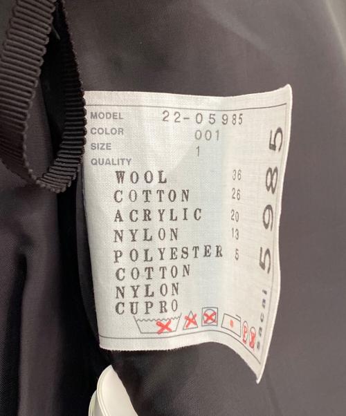 sacai（サカイ）sacai (サカイ) ツイード ラップスカート ブラック サイズ:1の古着・服飾アイテム