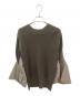 sacai（サカイ）の古着「Nylon Twill Mix Cotton Jersey Pullover」｜ベージュ