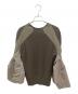 sacai (サカイ) Nylon Twill Mix Cotton Jersey Pullover ベージュ サイズ:1：20000円