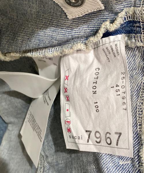 sacai（サカイ）sacai (サカイ) Denim Shorts インディゴ サイズ:1の古着・服飾アイテム