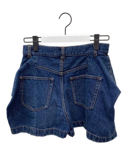 sacai（サカイ）sacai (サカイ) デニムショートパンツ インディゴ サイズ:1の古着・服飾アイテム