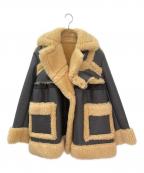 sacaiサカイ）の古着「Faux Shearling Coat」｜グレー