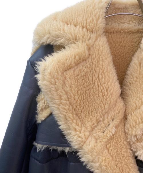 sacai（サカイ）sacai (サカイ) Faux Shearling Coat グレー サイズ:1の古着・服飾アイテム