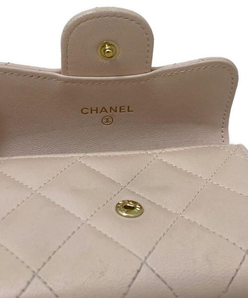 CHANEL（シャネル）CHANEL (シャネル) マトラッセコンパクトウォレット ピンクの古着・服飾アイテム