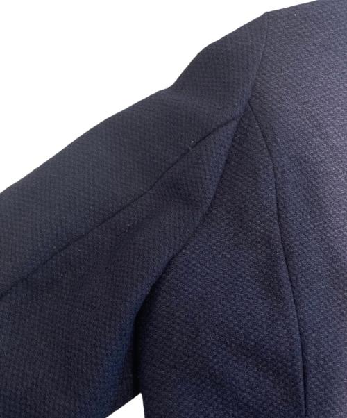 CHANEL（シャネル）CHANEL (シャネル) ノーカラージャケット ネイビー サイズ:38の古着・服飾アイテム