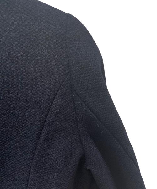 CHANEL（シャネル）CHANEL (シャネル) ノーカラージャケット ネイビー サイズ:38の古着・服飾アイテム