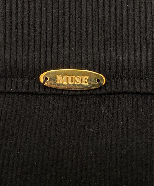 MUSE de Deuxieme Classe（ミューズ ドゥーズィエム クラス）MUSE de Deuxieme Classe (ミューズ ドゥーズィエム クラス) DINER B RIB TIGHT スカート ブラック サイズ:36の古着・服飾アイテム