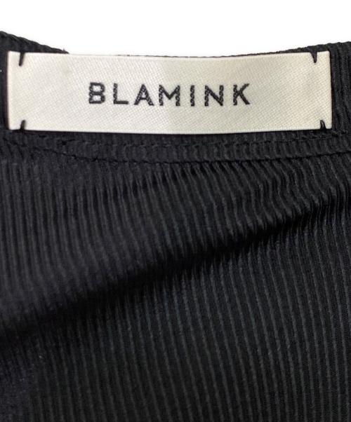 BLAMINK（ブラミンク）BLAMINK (ブラミンク) シルクインティメイトショートブラウス ブラック サイズ:Freeの古着・服飾アイテム
