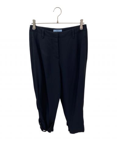中古・古着通販】PRADA (プラダ) スラックス ブラック サイズ:38S