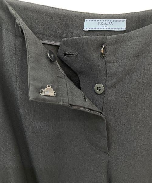 PRADA（プラダ）PRADA (プラダ) スラックス ブラック サイズ:38Sの古着・服飾アイテム