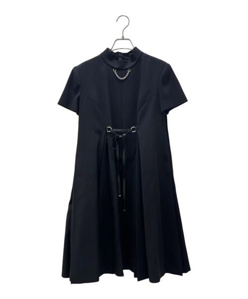 LOUIS VUITTON（ルイ ヴィトン）LOUIS VUITTON (ルイ ヴィトン) 半袖ワンピース ブラック サイズ:38の古着・服飾アイテム