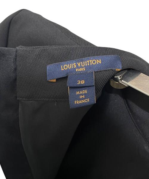LOUIS VUITTON（ルイ ヴィトン）LOUIS VUITTON (ルイ ヴィトン) 半袖ワンピース ブラック サイズ:38の古着・服飾アイテム