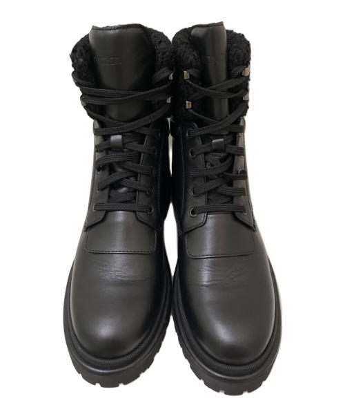 MONCLER（モンクレール）MONCLER (モンクレール) アンクルブーツ ブラック サイズ:39 1/2の古着・服飾アイテム