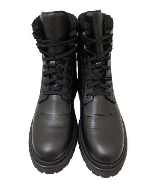 MONCLER（モンクレール）MONCLER (モンクレール) アンクルブーツ ブラック サイズ:39 1/2の古着・服飾アイテム