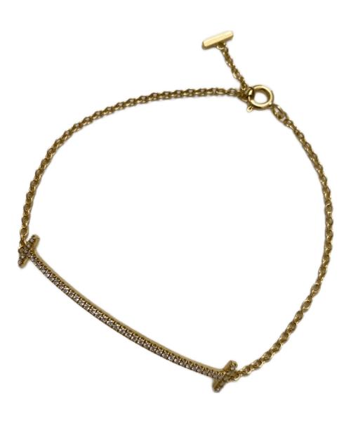 TIFFANY & Co.（ティファニー）TIFFANY & Co. (ティファニー) Ｔスマイルダイヤブレスレットミディアム サイズ:ミディアムの古着・服飾アイテム