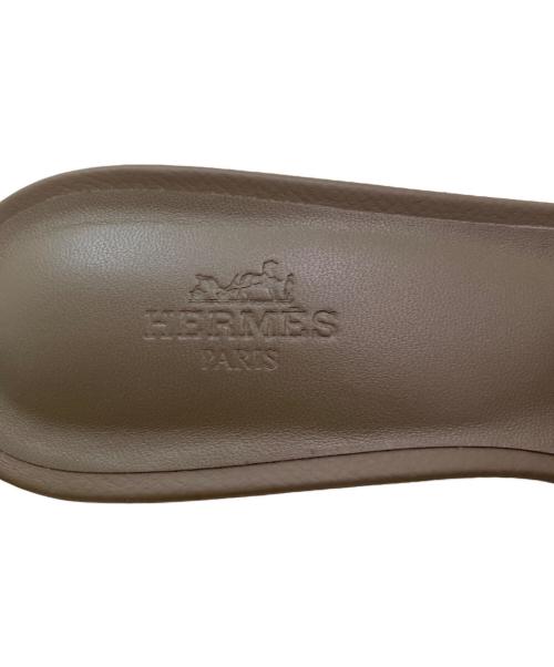 HERMES（エルメス）HERMES (エルメス) サンダル≪オアジス≫ エトゥープ サイズ:38の古着・服飾アイテム