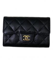 CHANEL（シャネル）の古着「クラシック フラップ カード ケース」｜ブラック