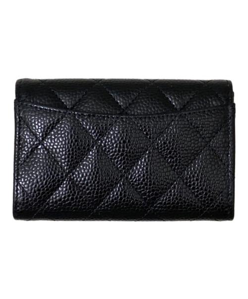 CHANEL（シャネル）CHANEL (シャネル) クラシック フラップ カード ケース ブラックの古着・服飾アイテム