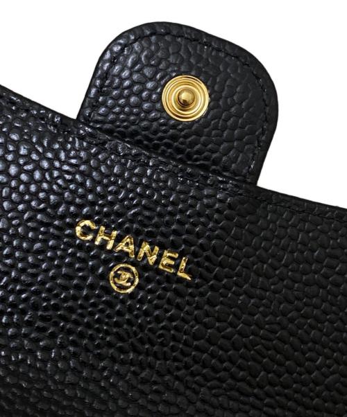 CHANEL（シャネル）CHANEL (シャネル) クラシック フラップ カード ケース ブラックの古着・服飾アイテム