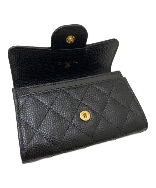 CHANEL（シャネル）CHANEL (シャネル) クラシック フラップ カード ケース ブラックの古着・服飾アイテム