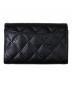 CHANEL (シャネル) クラシック フラップ カード ケース ブラック：100000円