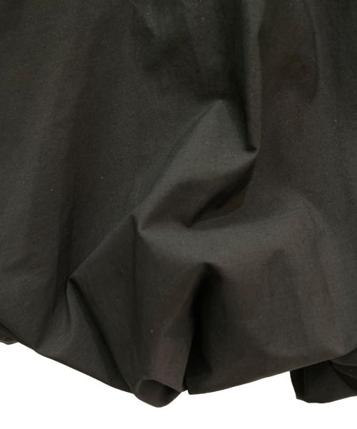 UNITED ARROWS TOKYO（ユナイテッドアローズトウキョウ）UNITED ARROWS TOKYO (ユナイテッドアローズトウキョウ) ソリッド バルーン ロングワンピース ブラック サイズ:38の古着・服飾アイテム