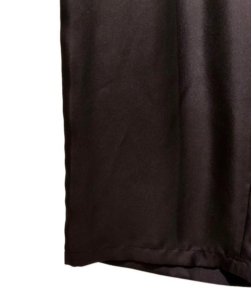theory（セオリー）theory (セオリー) ウォッシャブルシルクストレートワイドパンツ Mod Silk Twill ブラウン サイズ:Sの古着・服飾アイテム