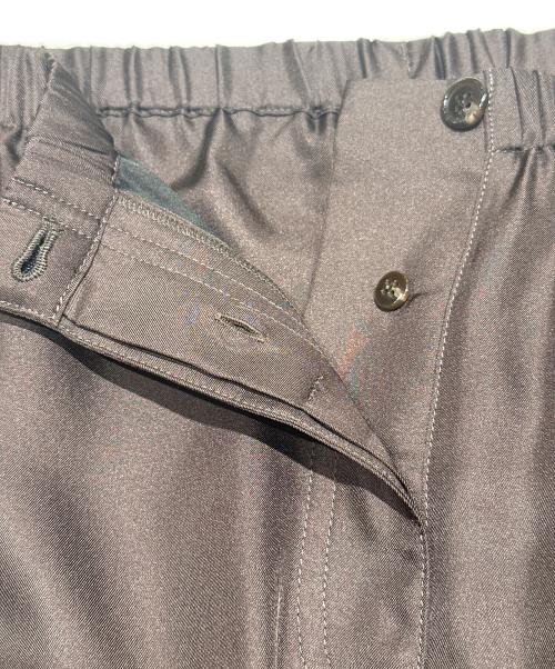 theory（セオリー）theory (セオリー) ウォッシャブルシルクストレートワイドパンツ Mod Silk Twill ブラウン サイズ:Sの古着・服飾アイテム