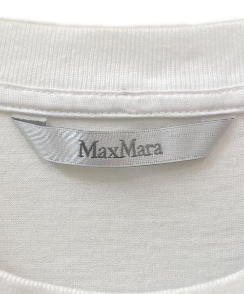 MaxMara（マックスマーラ）MaxMara (マックスマーラ) プリントTシャツ ホワイト サイズ:Sの古着・服飾アイテム
