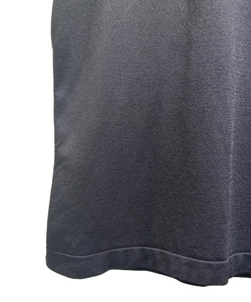 theory（セオリー）theory (セオリー) バインダーネックキャップスリーブサマーセーター Wooster Crepe Knit/01-6101722 ブラック サイズ:Sの古着・服飾アイテム