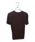 theory (セオリー) ウォッシャブルリネンリブニットTシャツ Washable Linen ブラウン サイズ:S：6000円