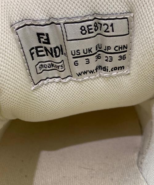 FENDI（フェンディ）FENDI (フェンディ) Match プラットフォームスニーカー ホワイト×ブラック サイズ:36の古着・服飾アイテム