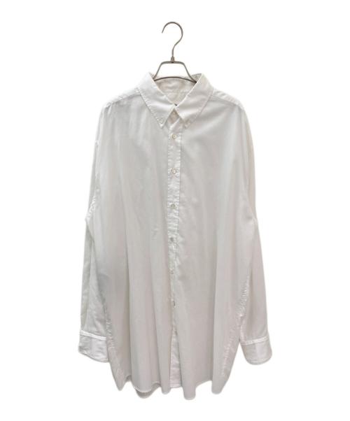 Maison Margiela（メゾンマルジェラ）Maison Margiela (メゾンマルジェラ) オーガニックコットンオックスフォードシャツ ホワイト サイズ:37の古着・服飾アイテム