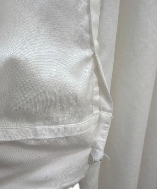 Maison Margiela（メゾンマルジェラ）Maison Margiela (メゾンマルジェラ) オーガニックコットンオックスフォードシャツ ホワイト サイズ:37の古着・服飾アイテム